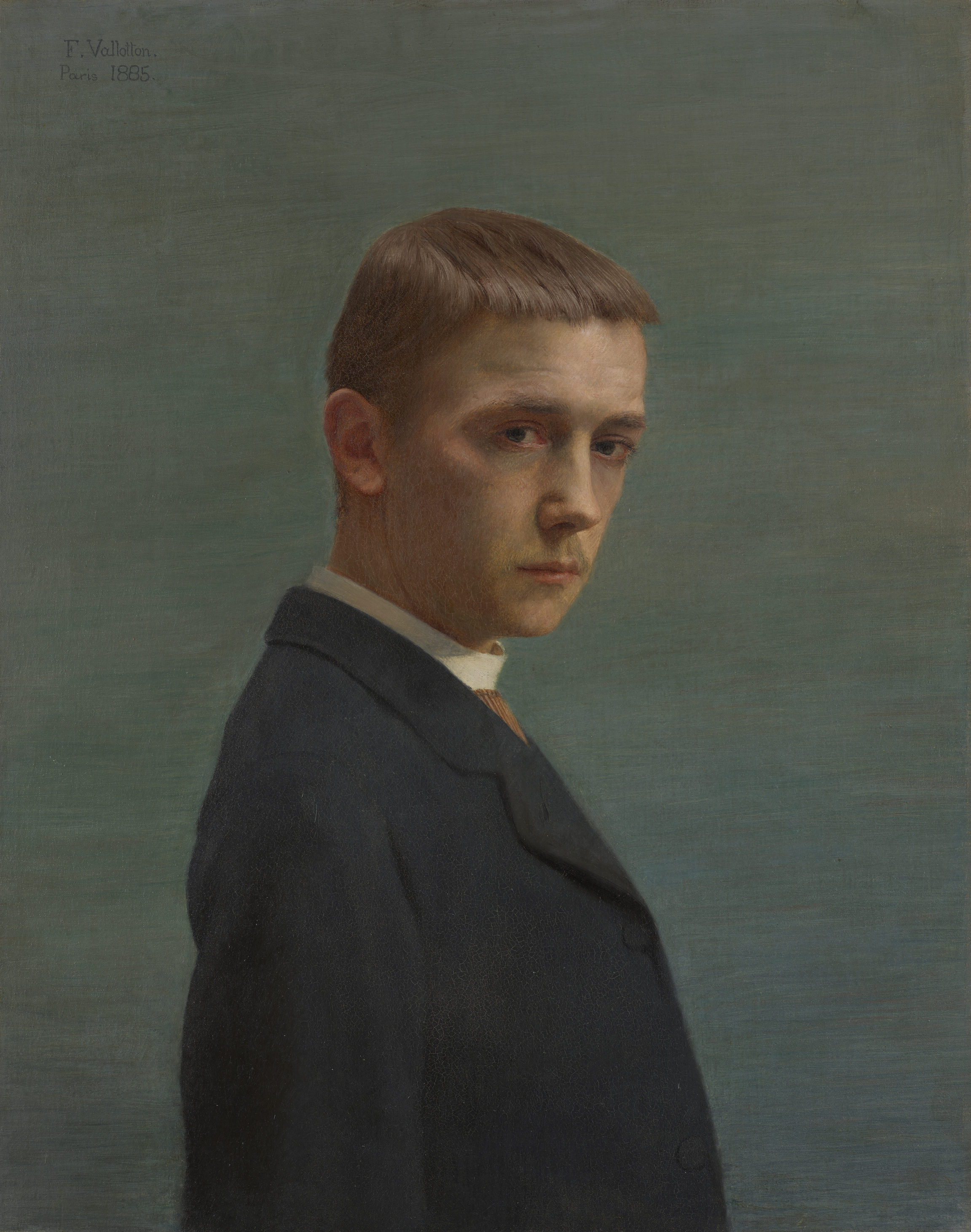 Félix Vallotton, Autoportrait à l’âge de vingt ans<br>(Self-Portrait at the Age of Twenty), 1885
