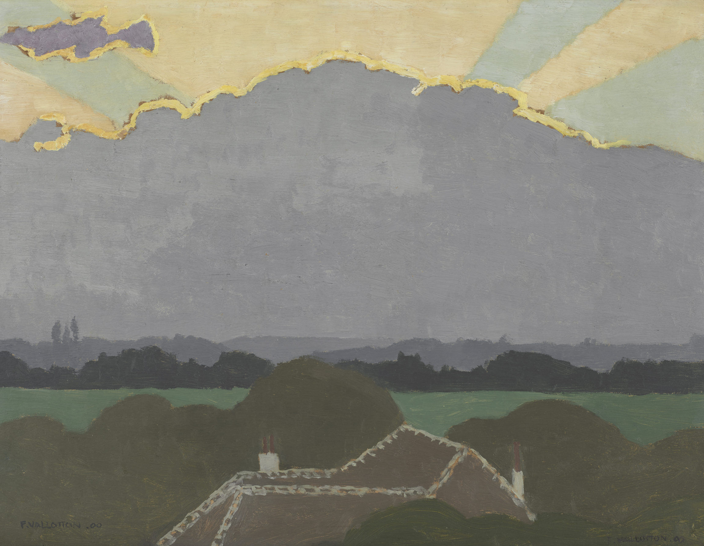 Félix Vallotton, Le grand nuage (The Great Cloud), 1900