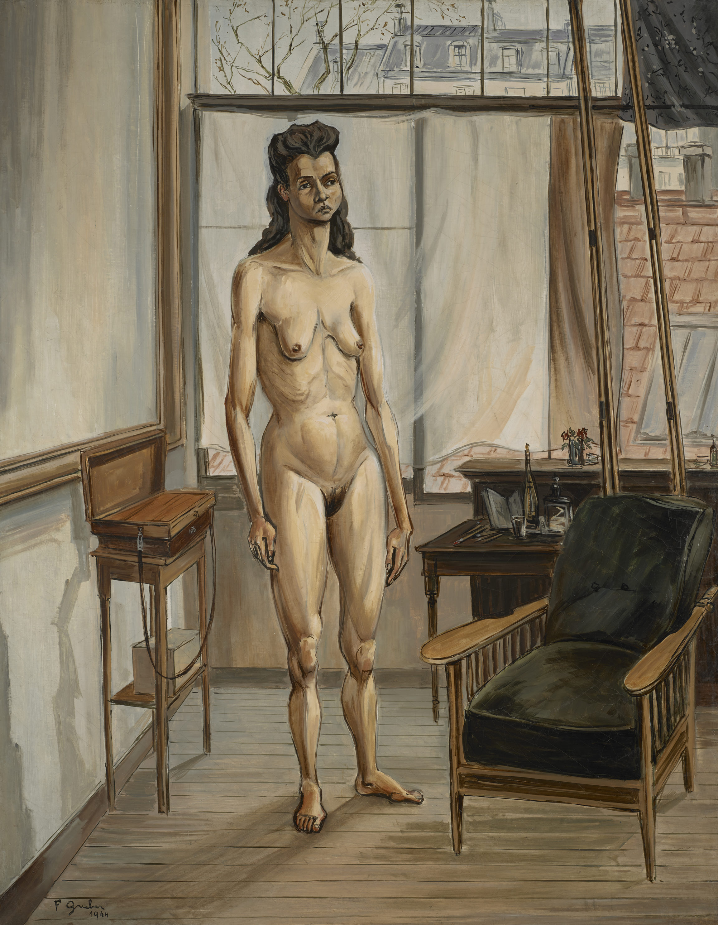 nu dans latelier nude in the studio musée cantonal des beaux arts