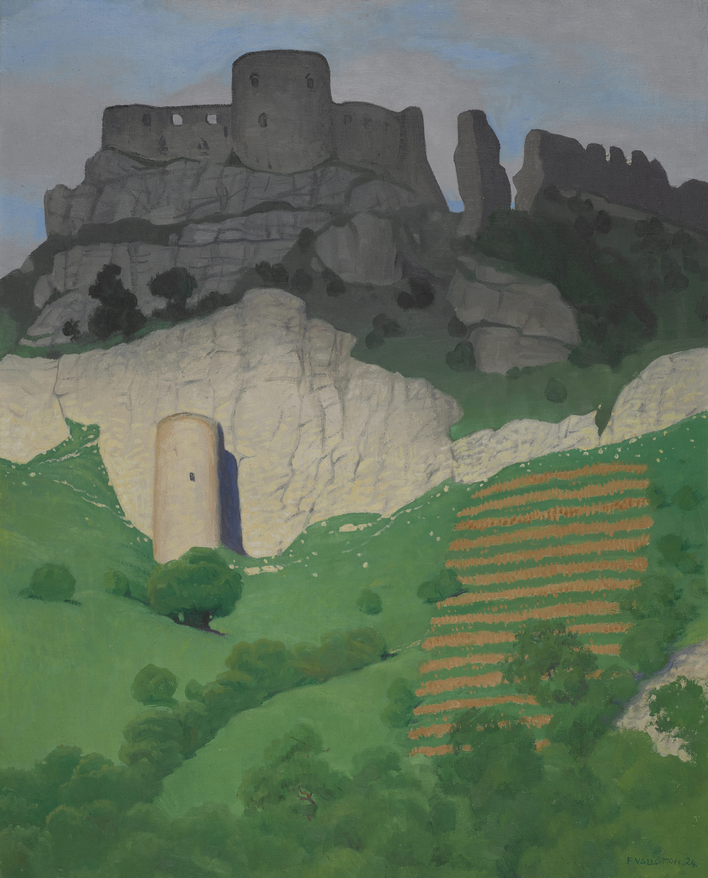 Félix Vallotton, Le château Gaillard (Château Gaillard), 1924