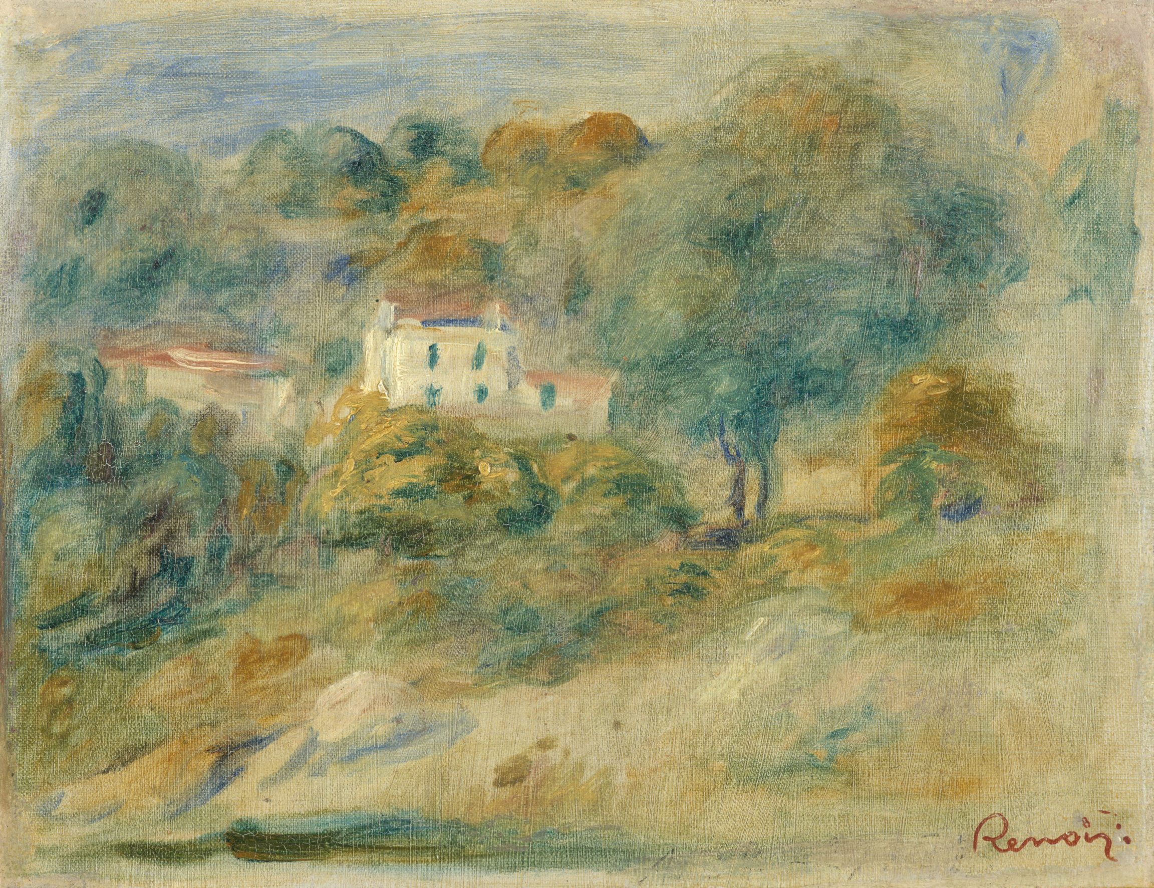 Auguste Renoir , Paysage du Midi, vers 1910 (?) 