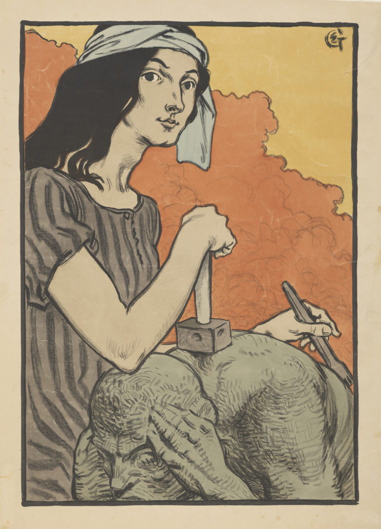 Eugène Grasset, La Sculpture, 1898