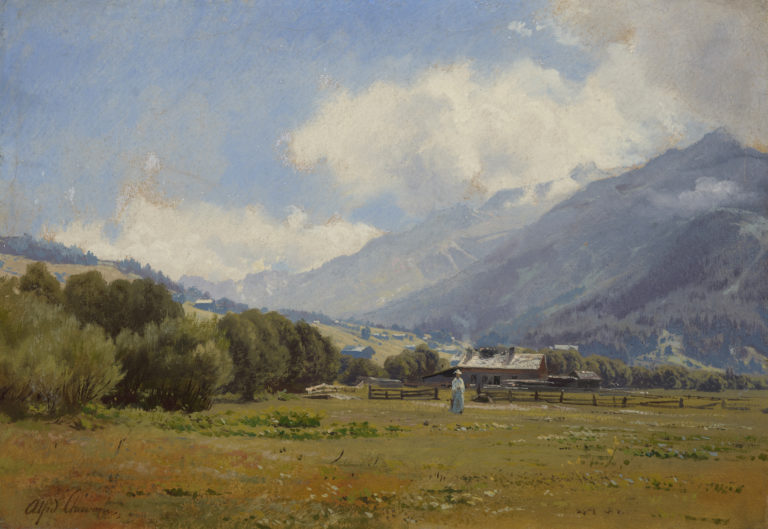 Chavannes Alfred, Paysage aux Ormonts, entre 1874 et 1894 